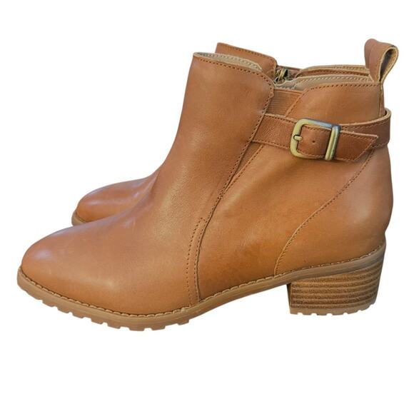 NWOT Blondo Tan Sullivan Leather Waterproof Boots – Sz 9M - Picture 4 of 9